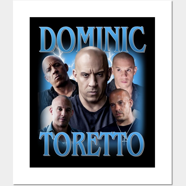 VINTAGE RETRO DOMINIC TORETTO BOOTLEG Wall Art by Archer Expressionism Style